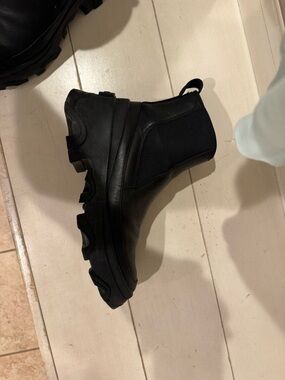 Sorel Black Platform Chelsea Boot